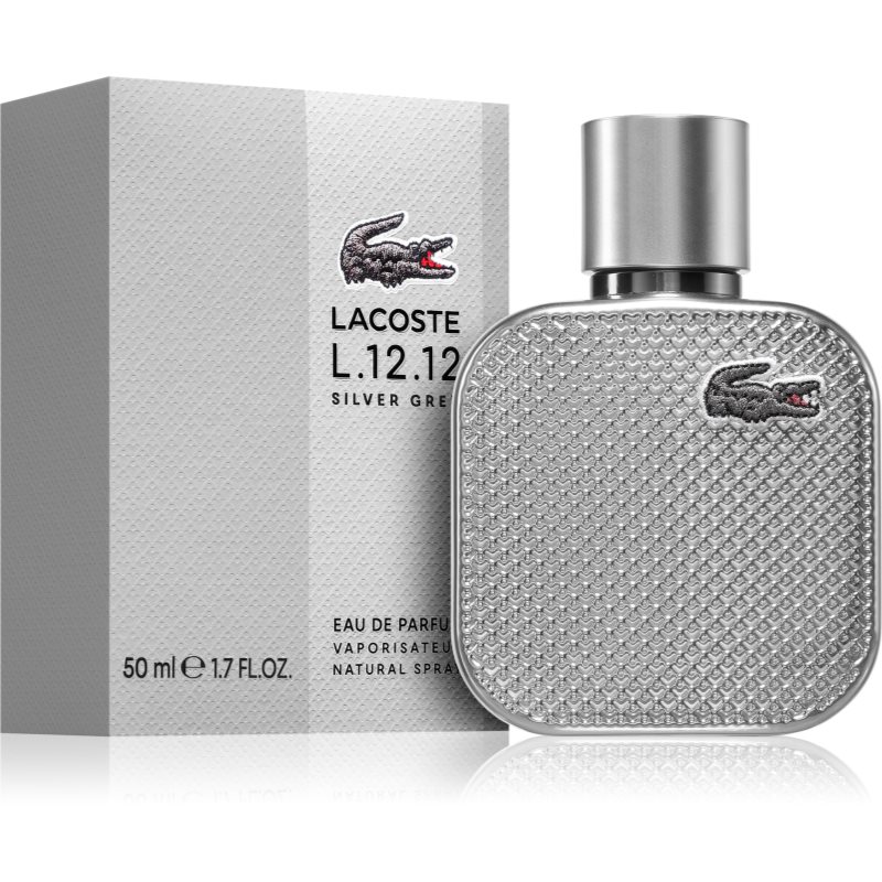 Thumbnail - Lacoste L.12.12 Silver Grey Eau de Parfum für Herren 50 ml