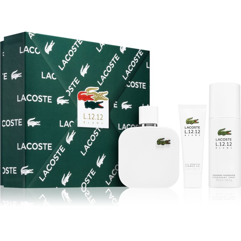 Lacoste Eau de Lacoste L.12.12 Blanc darčeková sada (pre mužov) II.