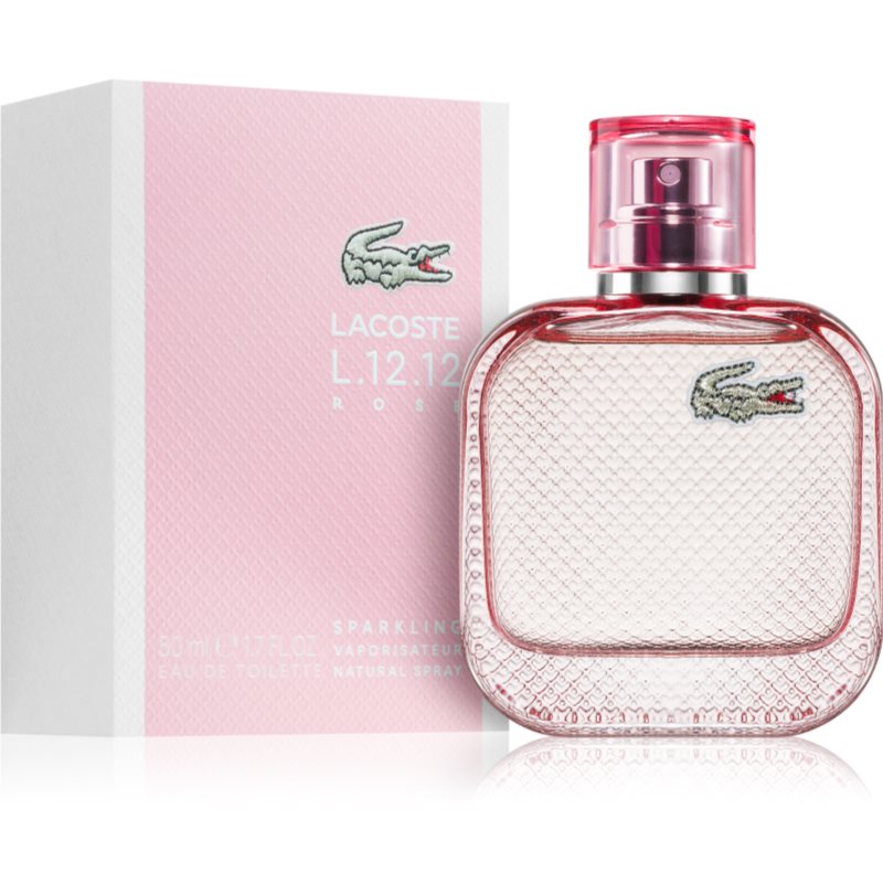 Lacoste L.12.12 Rose Sparkling Eau De Toilette Pour Femme 50 Ml