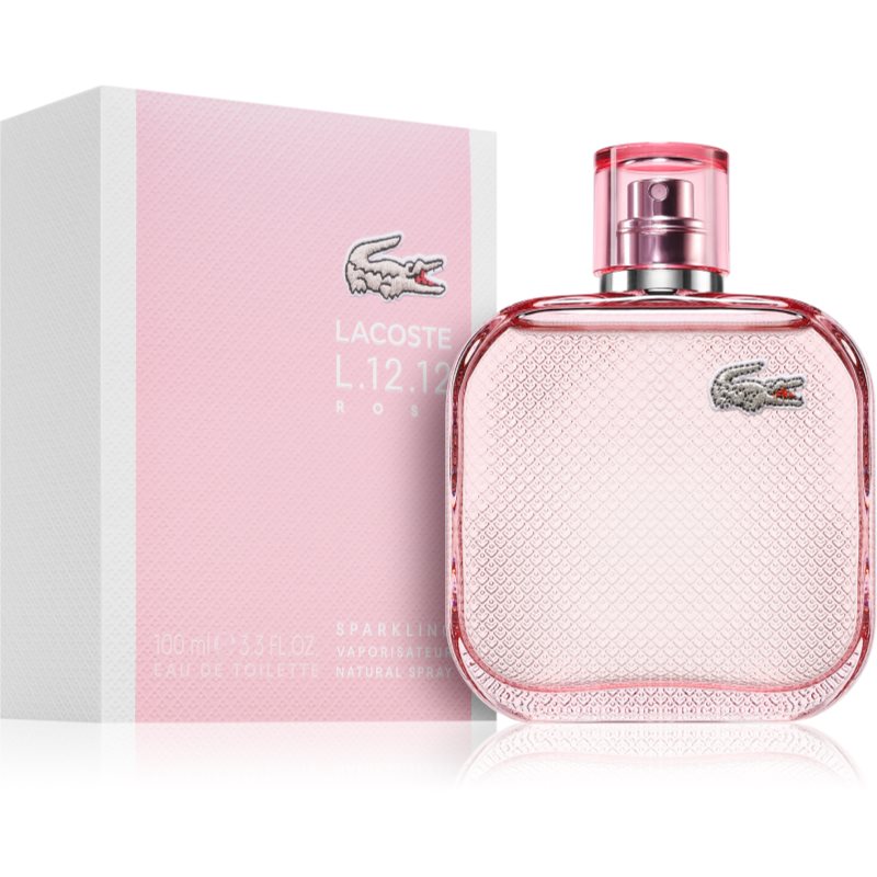 Lacoste L.12.12 Rose Sparkling Eau De Toilette Pour Femme 100 Ml