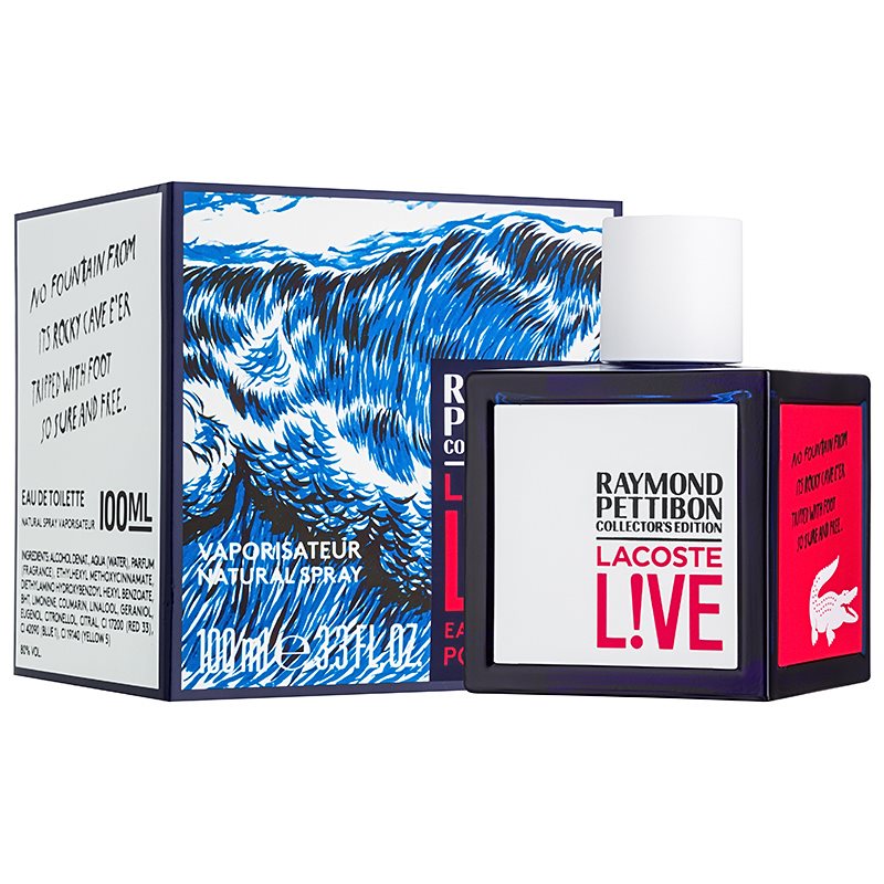 

Lacoste Live Raymond Pettibon Collector's Edition туалетна вода для чоловіків