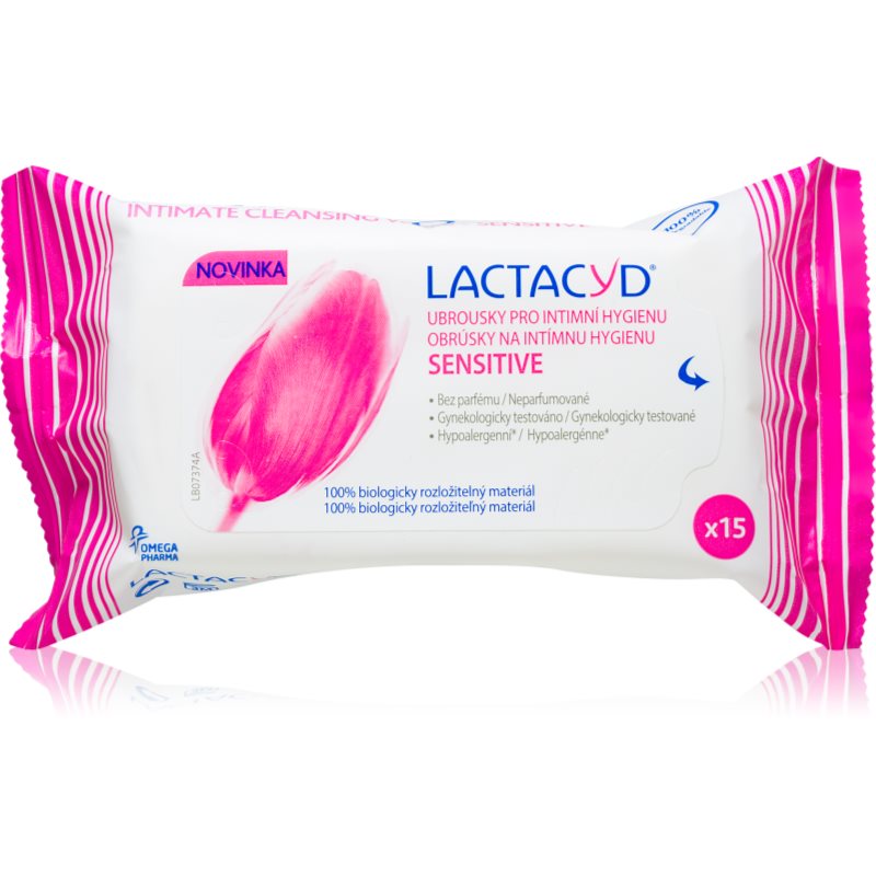 

Lactacyd Sensitive серветки для інтимної гігієни