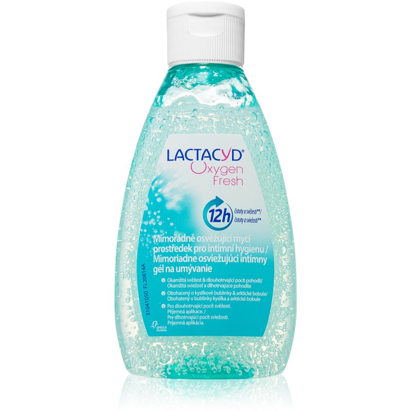 Lactacyd Oxygen Fresh освіжуючий очищуючий гель для інтимної гігієни 200 мл