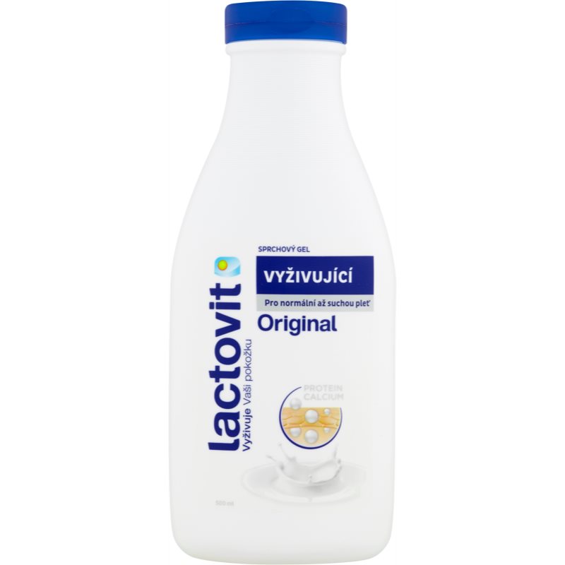 Lactovit Original gel de ducha nutritivo para pieles normales y secas 500 ml