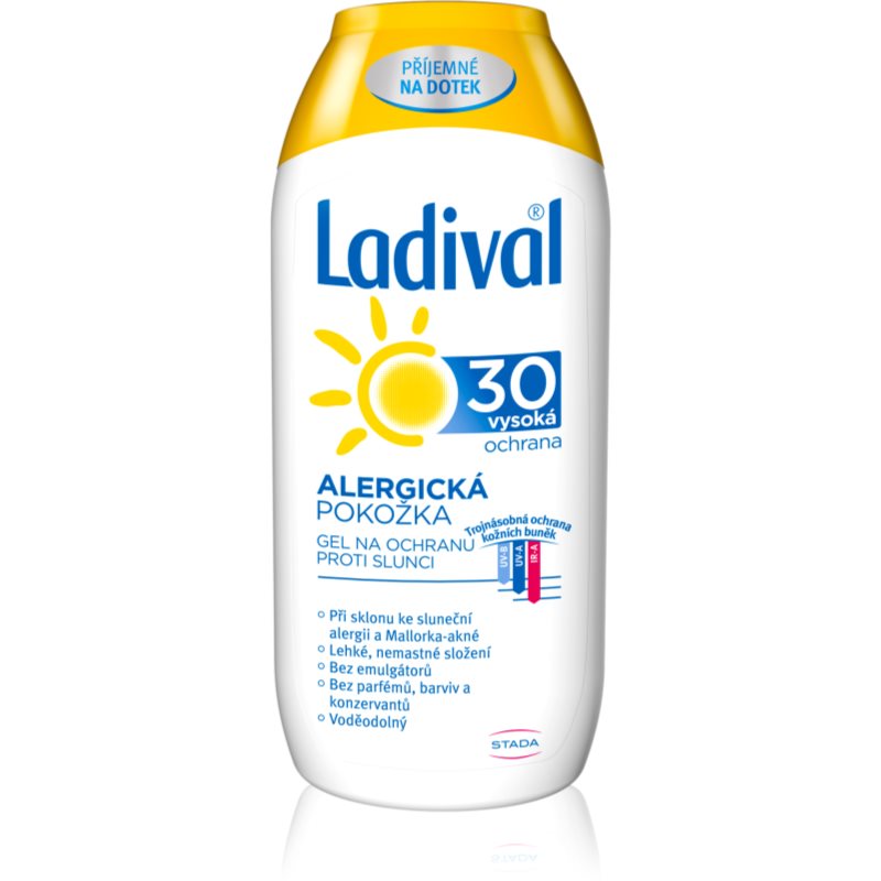 Ladival Allergic захисний кремовий гель для засмаги проти алергії від сонячного випромінювання SPF 30 200 мл