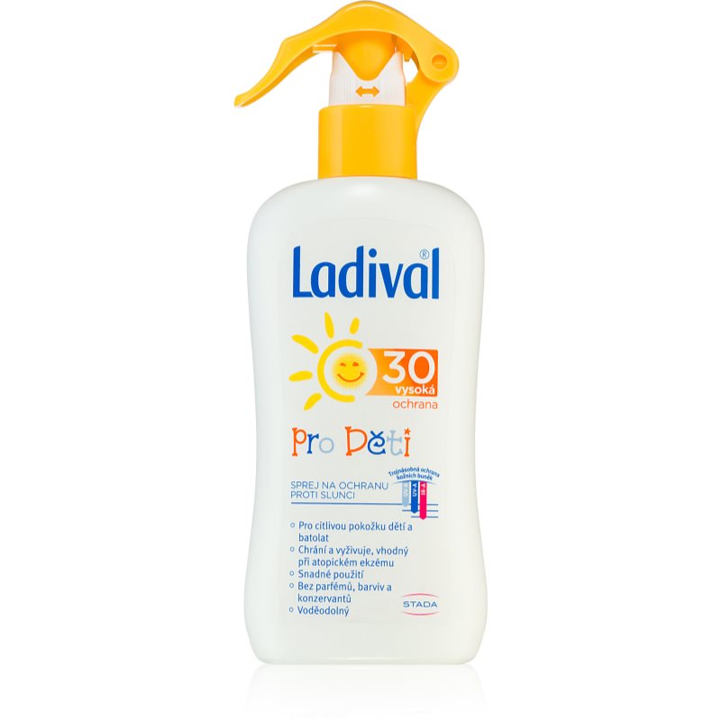 Ladival Kids purškiklis nuo saulės vaikams SPF 30 200 ml