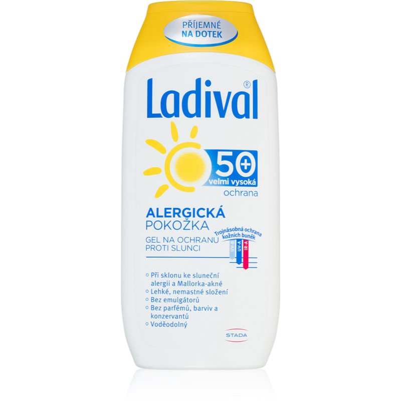 Ladival Allergic apsaugos nuo saulės gelinis kremas saulei alergiškai odai SPF 50+ 200 ml