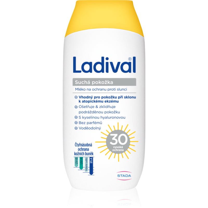 Ladival Ladival Dry Skin προστατευτικό γαλάκτωμα για προστασία από τον ήλιο SPF 30 200 ml