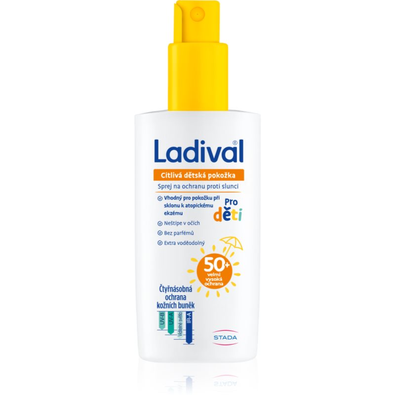 Ladival Kids suojaava suihke auringon säteilyä vastaan SPF 50+ 150 ml