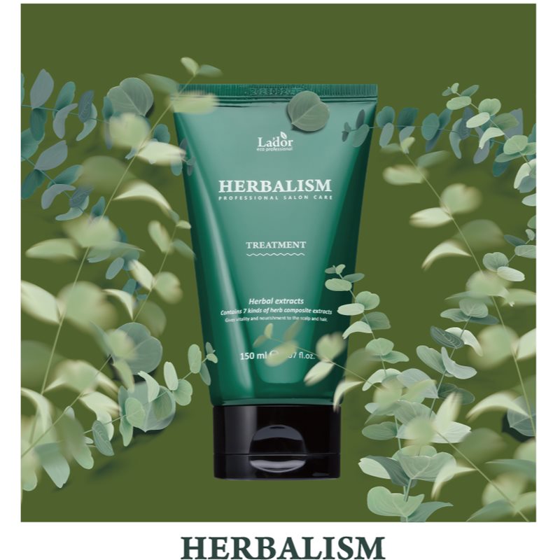 La'dor Herbalism рослинна маска для ослабленого волосся зі схильністю до випадіння 150 мл