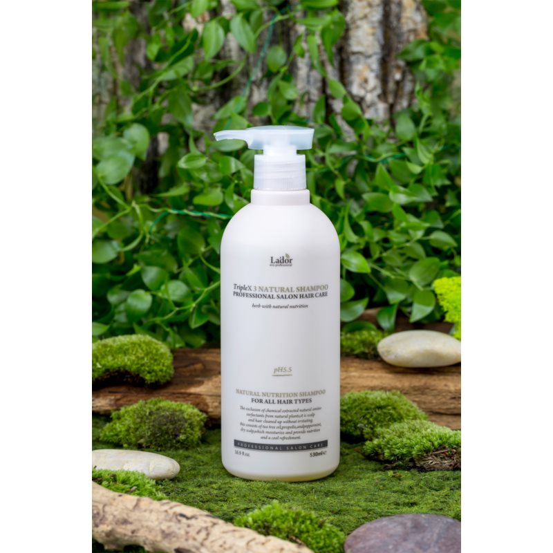 La'dor TripleX Natural Herbal Shampoo For All Hair Types 530 Ml