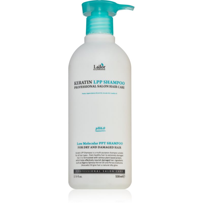 La'dor Keratin LPP atkuriamasis keratininis šampūnas maitina ir suteikia blizgesio 530 ml