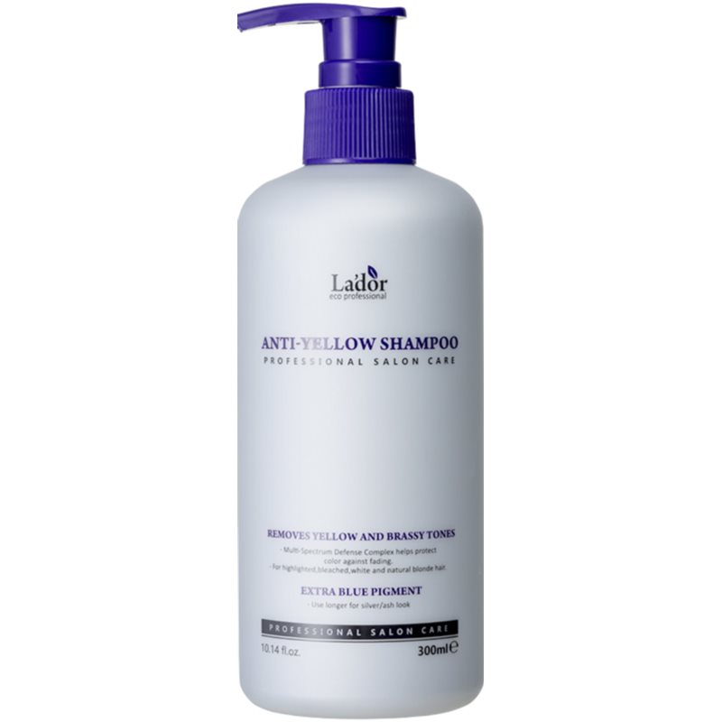 La'dor Anti-Yellow toninis šampūnas su violetiniais pigmentais šviesiems plaukams 300 ml