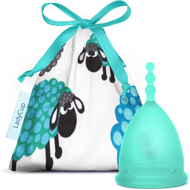 LadyCup Revolution Zelená Ovečka Coupe Menstruelle L 25 Ml