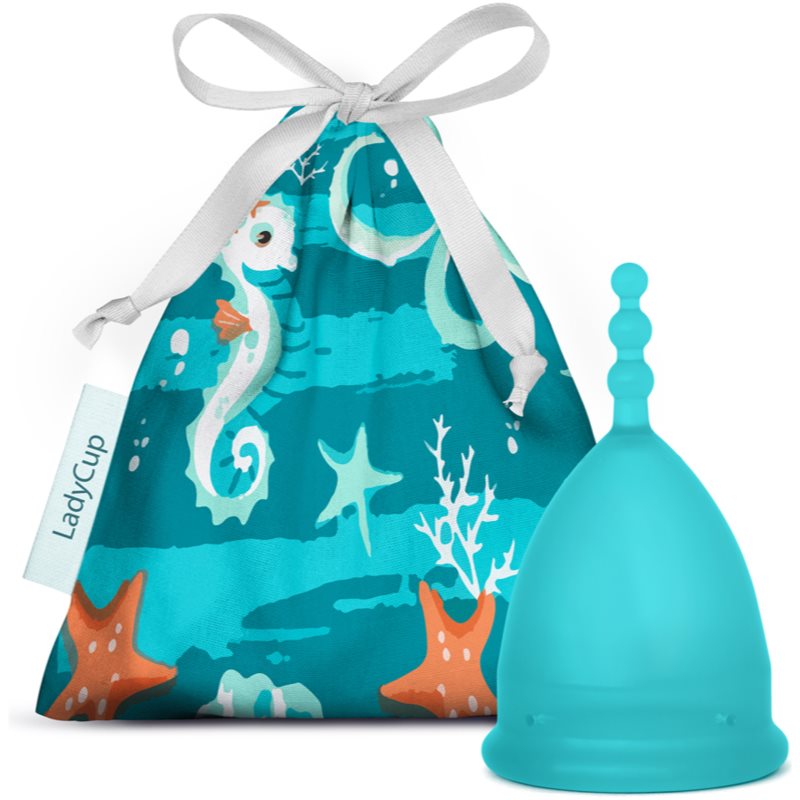 LadyCup Revolution Modrá Hvězdice менструальна чаша S 14,8 мл