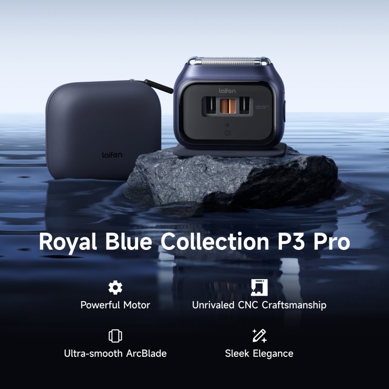 Laifen P3 Pro elektrický holicí strojek dárková sada Dark Blue 1 ks (obrázek 4)