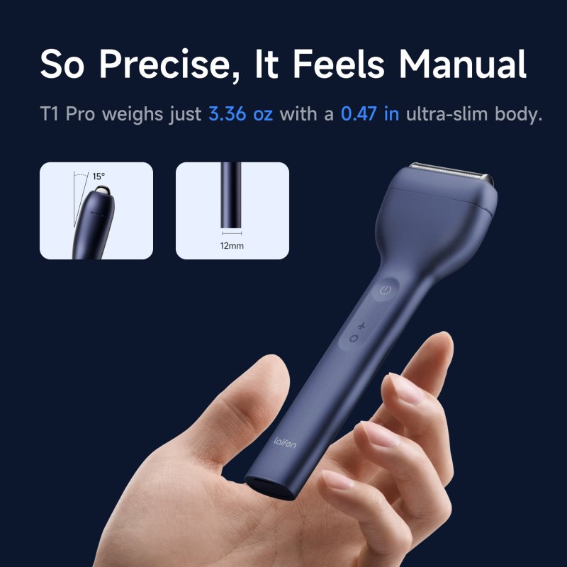 Laifen T1 Pro Giftbox elektrický holicí strojek dárková sada Dark Blue 1 ks (obrázek 5)