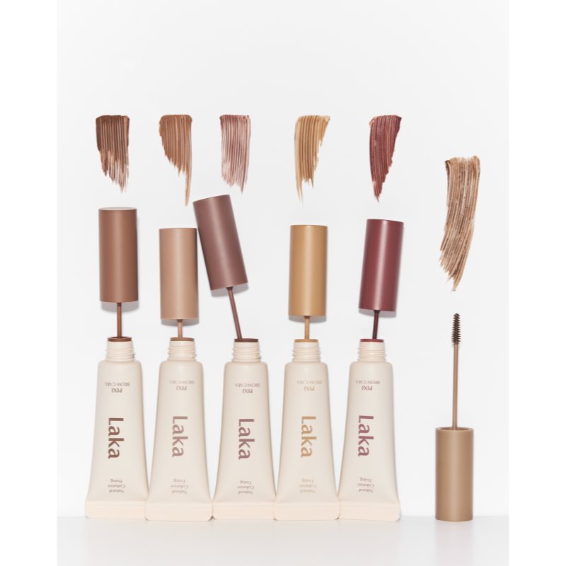 Laka Pixi Brow Cara řasenka na obočí pro fixaci a tvar odstín 02 Wood Brown 8 g (obrázek 3)