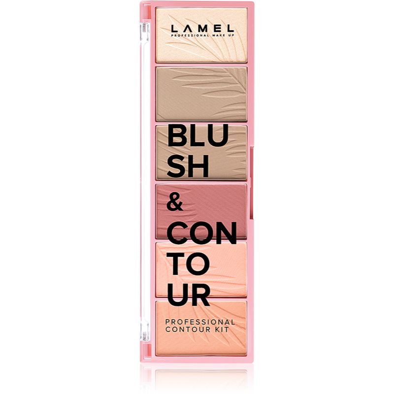 LAMEL Blush & Contour Palette mit Kontur-Rouges 16 g