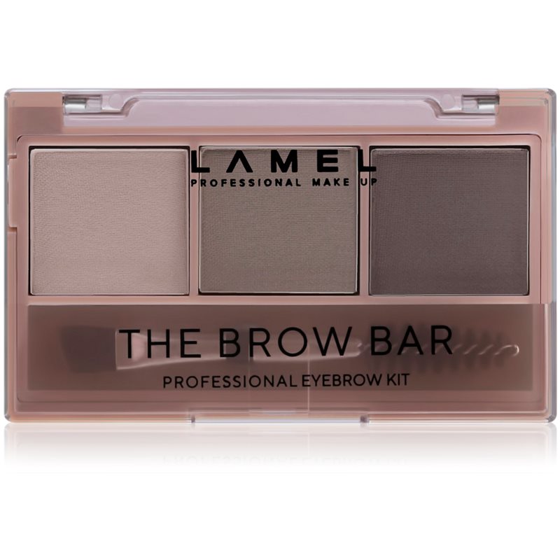LAMEL BASIC The Brow Bar paleta za ličenje obrvi s krtačko #401 4,5 g