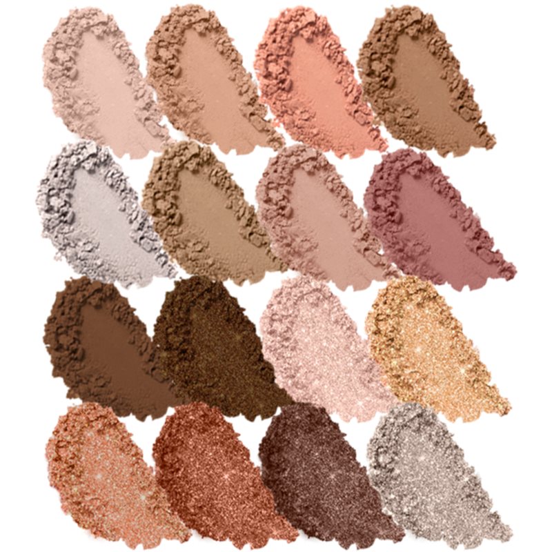 LAMEL 16 Shades Of Brown Eyeshadow Palette 16 G