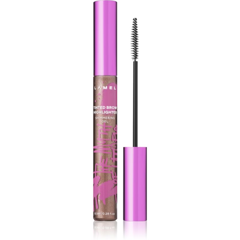 LAMEL The Myth of Utopia Tinted Brow Highlighter eyebrow gel with glitter shade 402 8,5 ml
