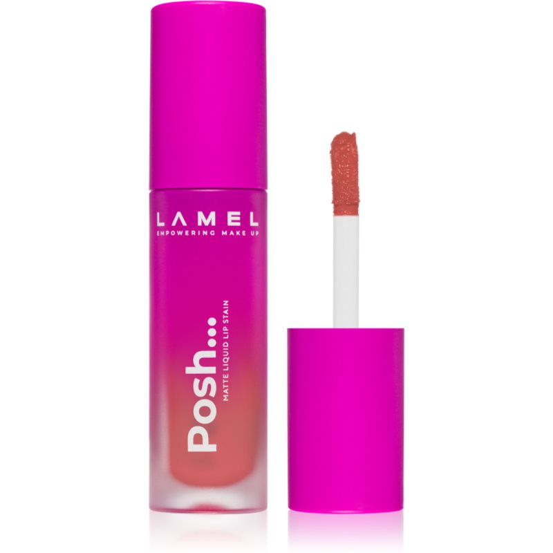LAMEL Posh Matte Liquid Lip Stain lang anhaltender, matter, flüssiger Lippenstift Farbton №404 4 g