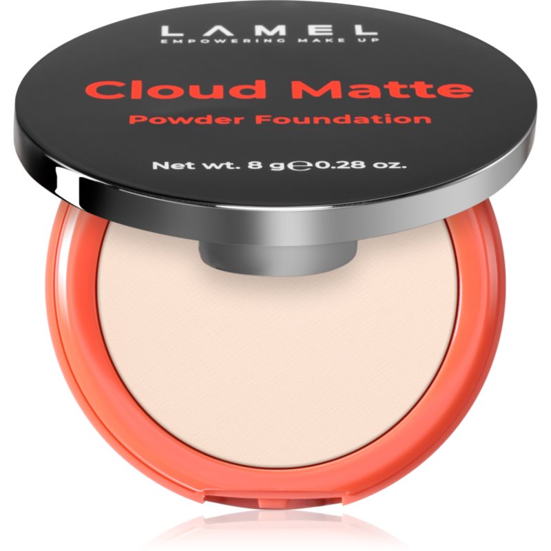 LAMEL Cloud Matte Powder Foundation zmatňujúci púdrový make-up odtieň 01 Fair Ivory 8 g