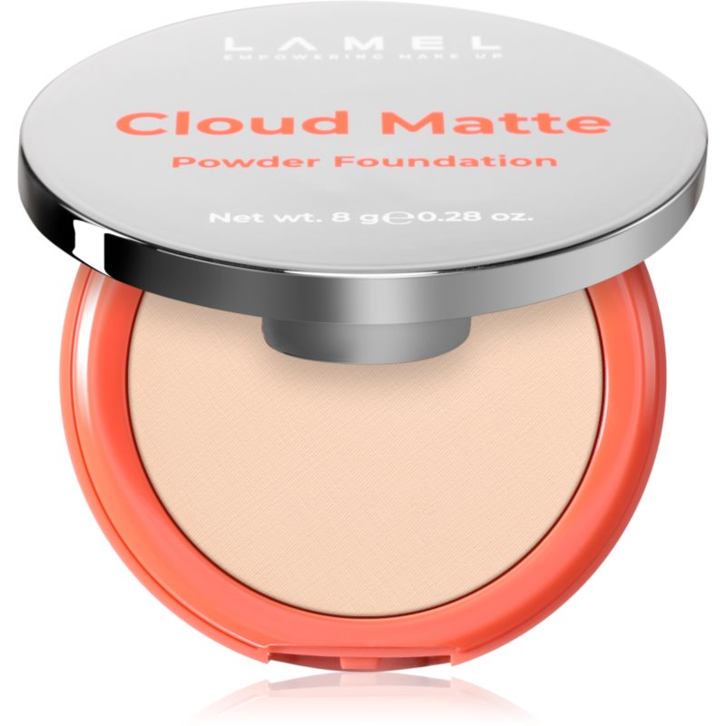 LAMEL Cloud Matte Powder Foundation mattierendes Pudermake-up Farbton 03 Light Beige 8 g