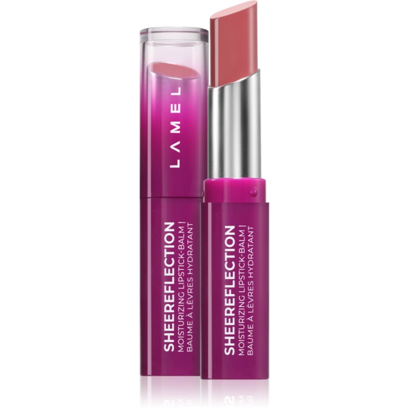 LAMEL SHEEReflection Moisturizing Lipstick-Balm Tönungsbalsam für die Lippen mit feuchtigkeitsspendender Wirkung Farbton 01 Rose-Confidence 3.6 g