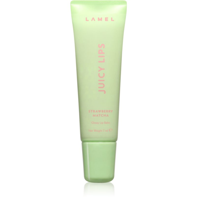 LAMEL Juicy Lips lesklý balzam na pery odtieň 02 Strawberry Matcha 7 ml