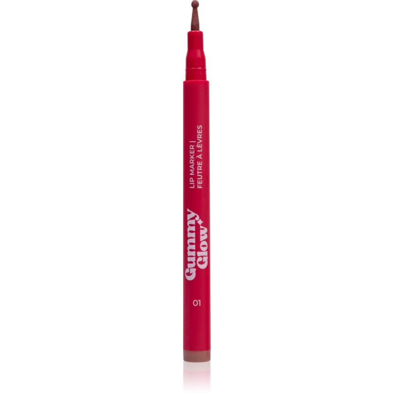 LAMEL Gummy Glow Lip Marker olovka za usne za dugotrajni efekt nijansa 01 1.6 ml