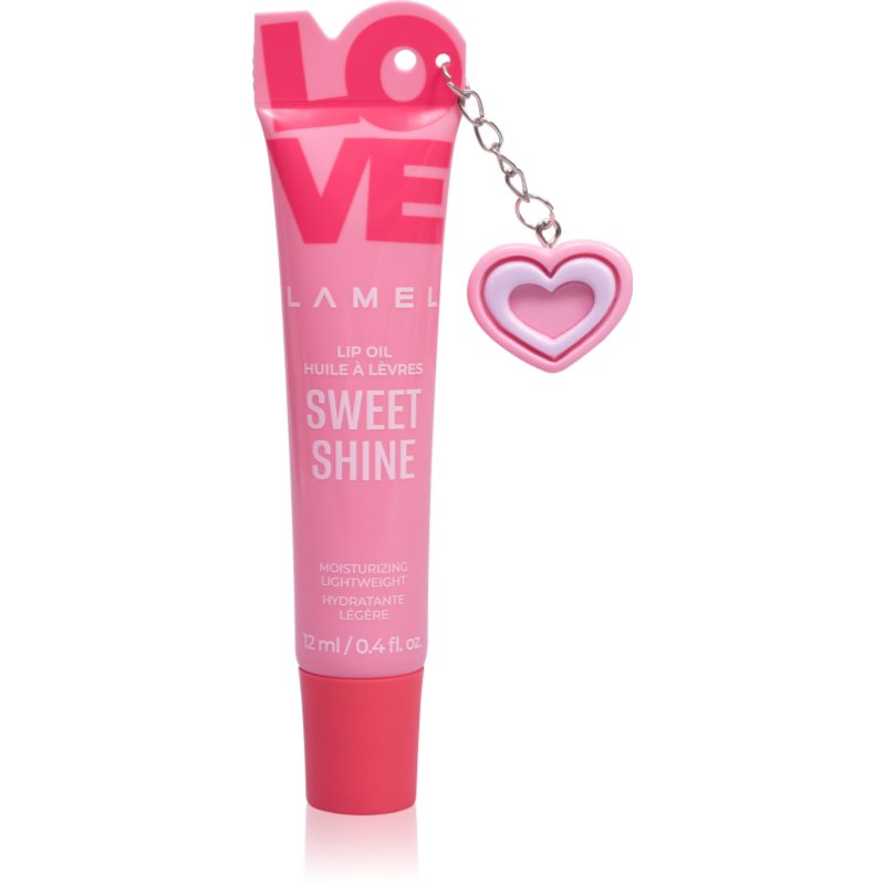 LAMEL Love Sweet Shine hydratační olej na rty odstín 02 Strawberry 12 ml