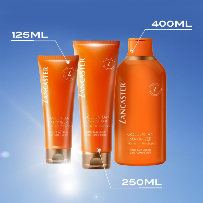 Lancaster Golden Tan Maximizer After Sun Lotion tělové mléko prodlužující opálení 125 ml (obrázek 8)