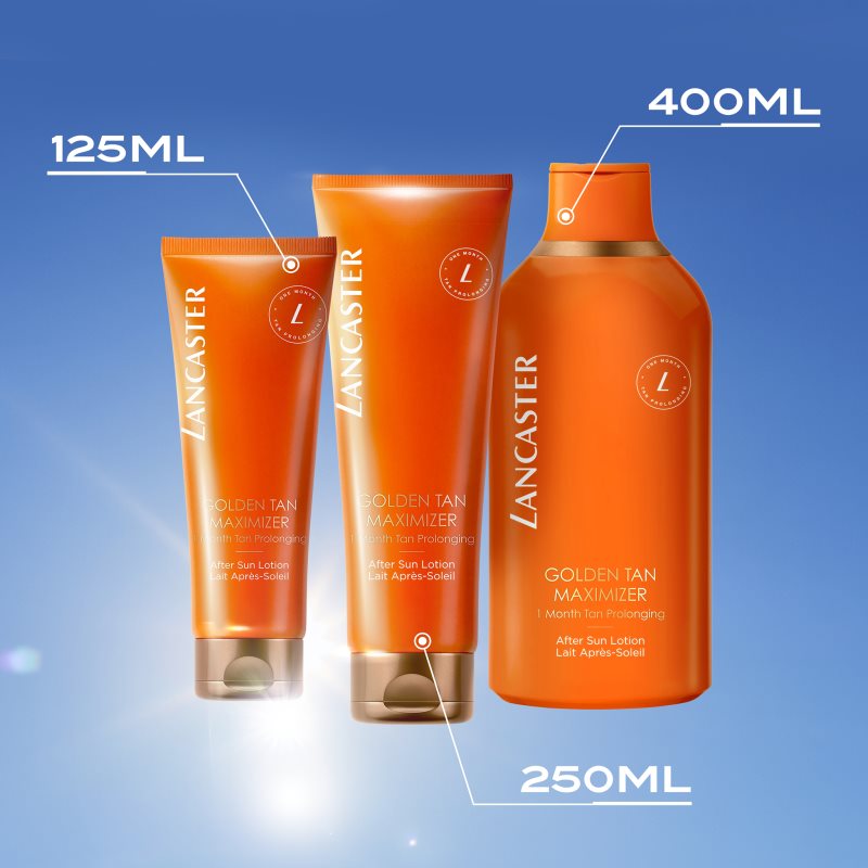 Lancaster Golden Tan Maximizer After Sun Lotion tělové mléko prodlužující opálení 400 ml (obrázek 7)