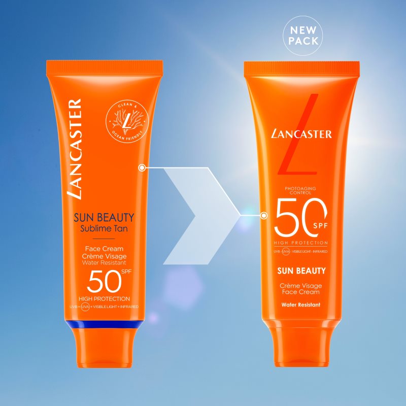 Lancaster Sun Beauty Face Cream opalovací krém na obličej SPF 50 50 ml (obrázek 7)