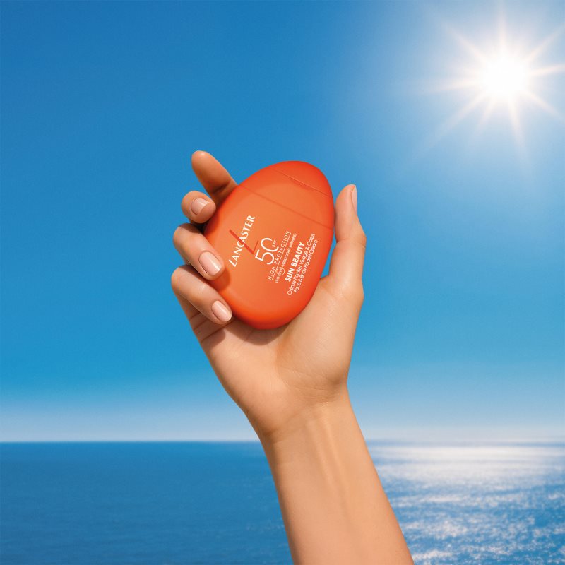 Lancaster Sun Beauty Face and Body Pocket Cream schützende Creme für Gesicht und Körper SPF 50 30 ml (Bild 7)