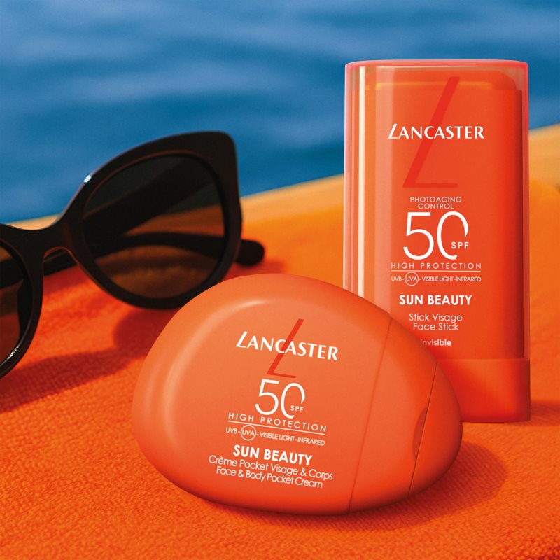 Lancaster Sun Beauty Face and Body Pocket Cream schützende Creme für Gesicht und Körper SPF 50 30 ml (Bild 8)