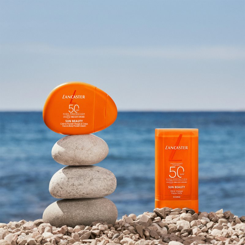 Lancaster Sun Beauty Face and Body Pocket Cream schützende Creme für Gesicht und Körper SPF 50 30 ml (Bild 10)