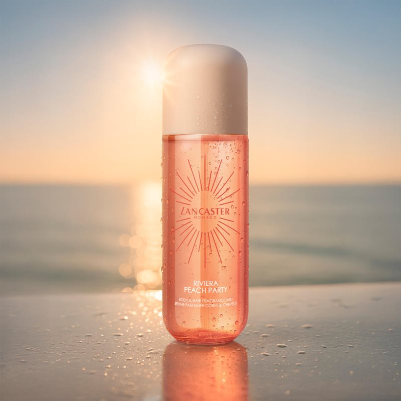 Lancaster Eau de Lancaster Hair & Body Mist parfémovaná mlha na obličej, tělo a vlasy vůně Peach Party 236 ml (obrázek 3)