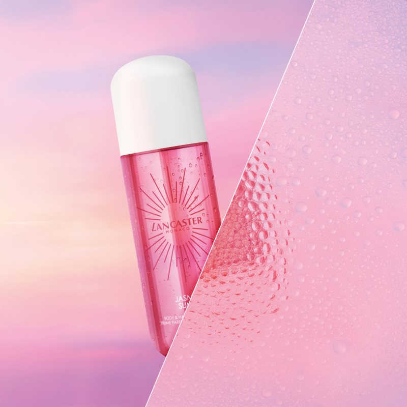 Lancaster Eau de Lancaster Hair & Body Mist parfémovaná mlha na obličej, tělo a vlasy vůně Jasmine Sunset 236 ml (obrázek 5)