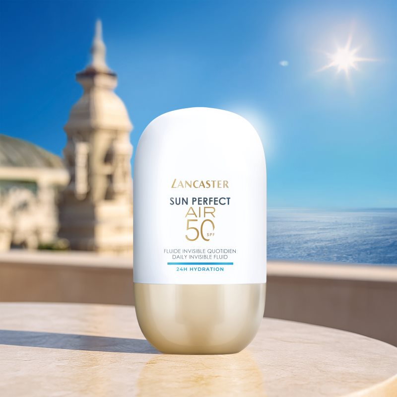 Lancaster Sun Perfect Air 50 24H Hydration ultra lehký ochranný fluid pro suchou až velmi suchou pleť SPF 50 40 ml (obrázek 3)