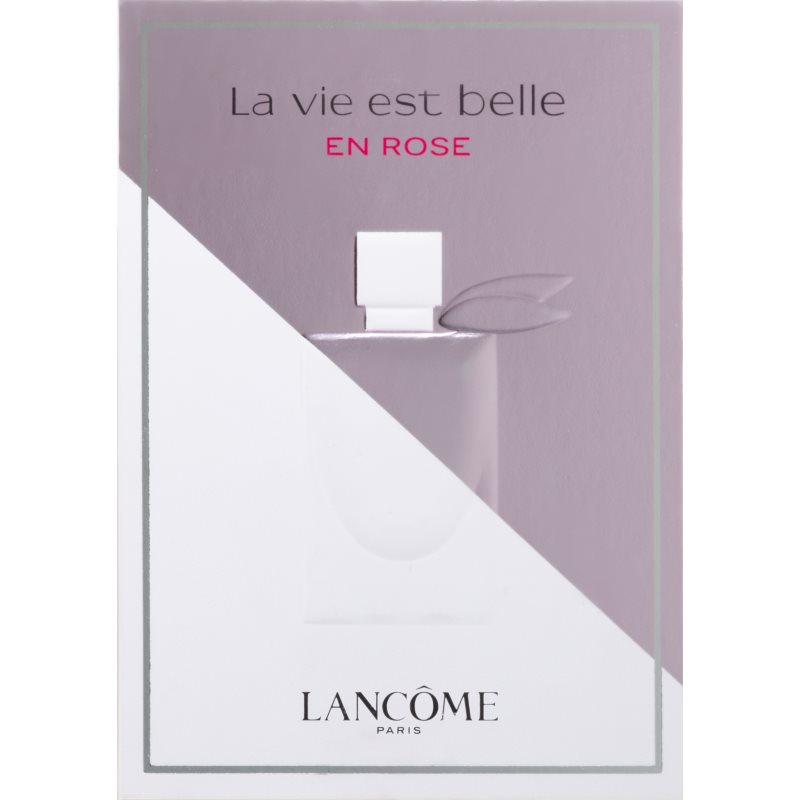 

Lancôme La Vie Est Belle En Rose туалетна вода парфумована листівка для жінок
