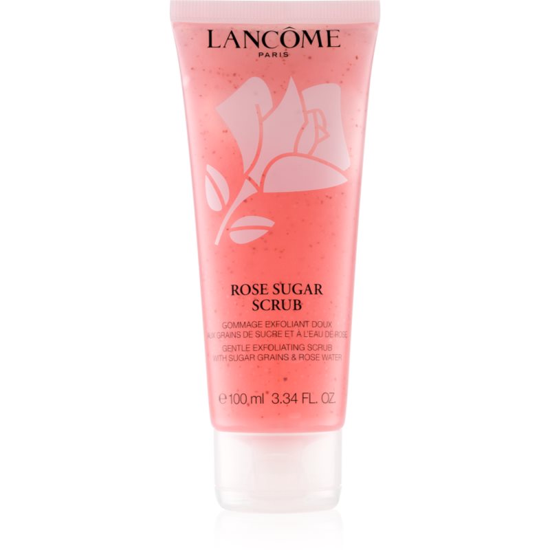 Lancôme Rose Sugar Scrub smoothing exfoliator for sensitive skin 100 ml
