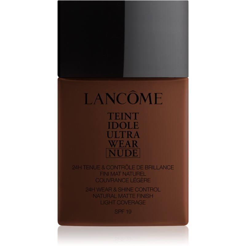 Lancôme Teint Idole Ultra Wear Nude könnyű mattító alapozó árnyalat 15 Moka 40 ml