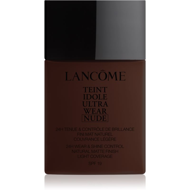 Lancôme Teint Idole Ultra Wear Nude könnyű mattító alapozó árnyalat 17 Ebène 40 ml