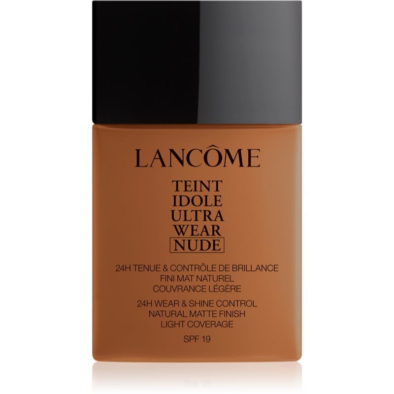 Lancôme Teint Idole Ultra Wear Nude легкий матуючий тональний засіб відтінок 12 Ambre 40 мл
