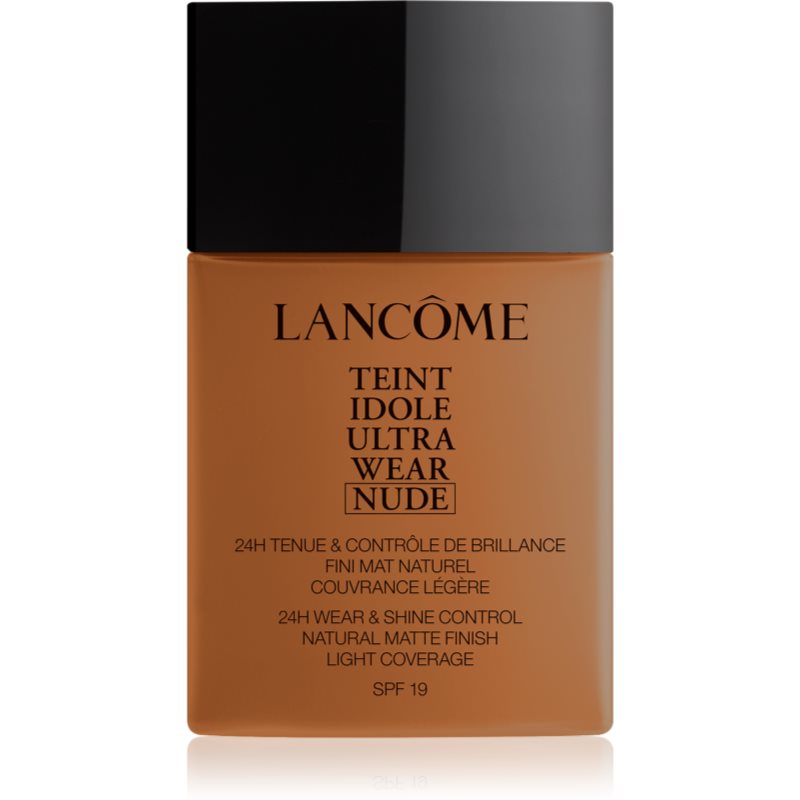 Lancôme Teint Idole Ultra Wear Nude könnyű mattító alapozó árnyalat 11 Muscade 40 ml