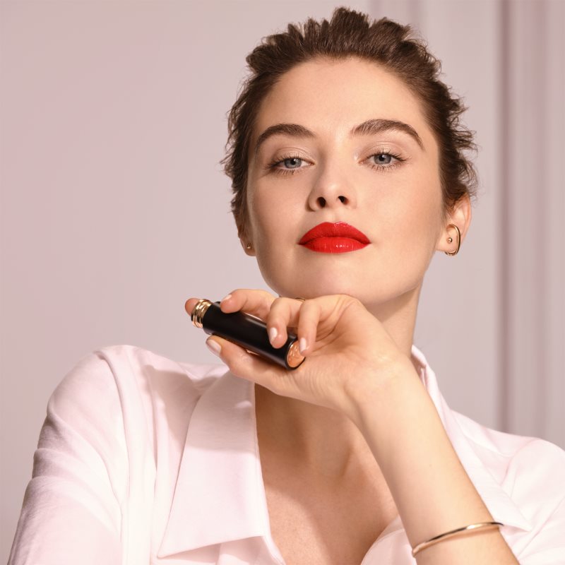 Lancôme L’Absolu Rouge Cream кремова помада з можливістю повторного наповнення відтінок 198 Rouge Flamboyant 3,4 гр