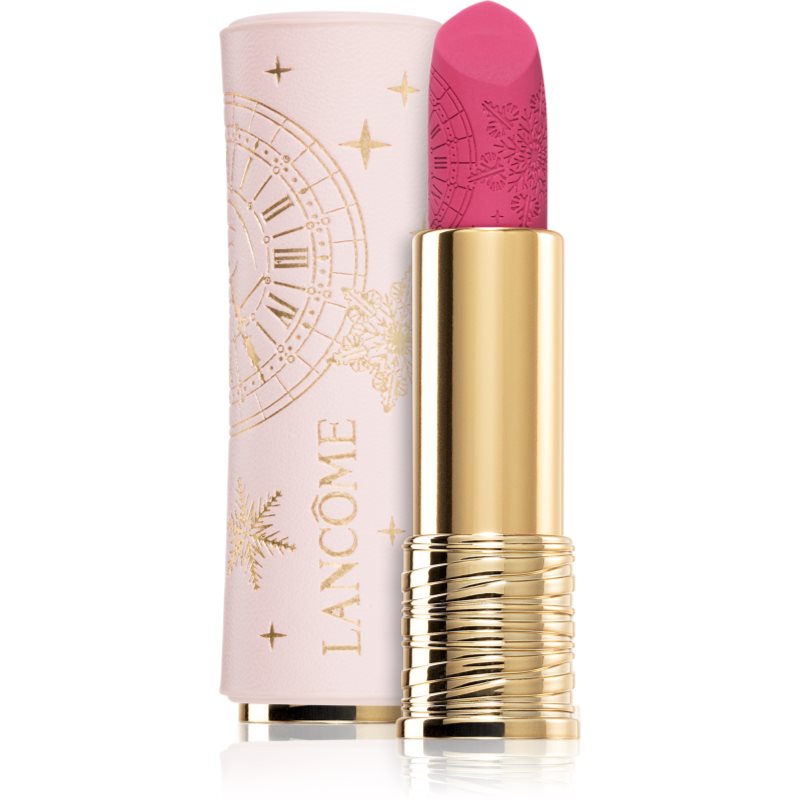 Lancôme L'Absolu Rouge Matte Holiday Collection matná rtěnka odstín 025 Pink Express 3.4 g